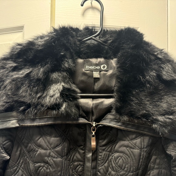 Bebe rabit fur jacket - Picture 2 of 3